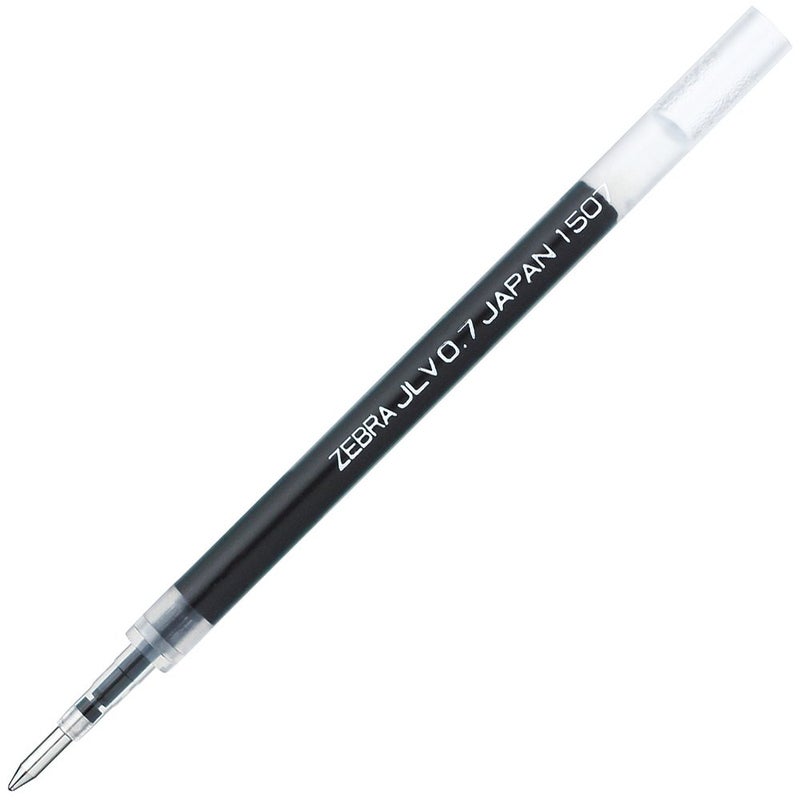 Zebra Pen Zebra B-RJLV7-BK Gel Ballpoint Pen Refill, Sarasa Dry JLV-0.7 Lead, Black, 10 Count - Image 5